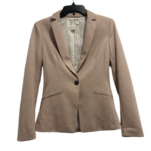 H&M Jackets & Blazers - H&m Blush Light Pink Blazer Jacket Women’s Size 4